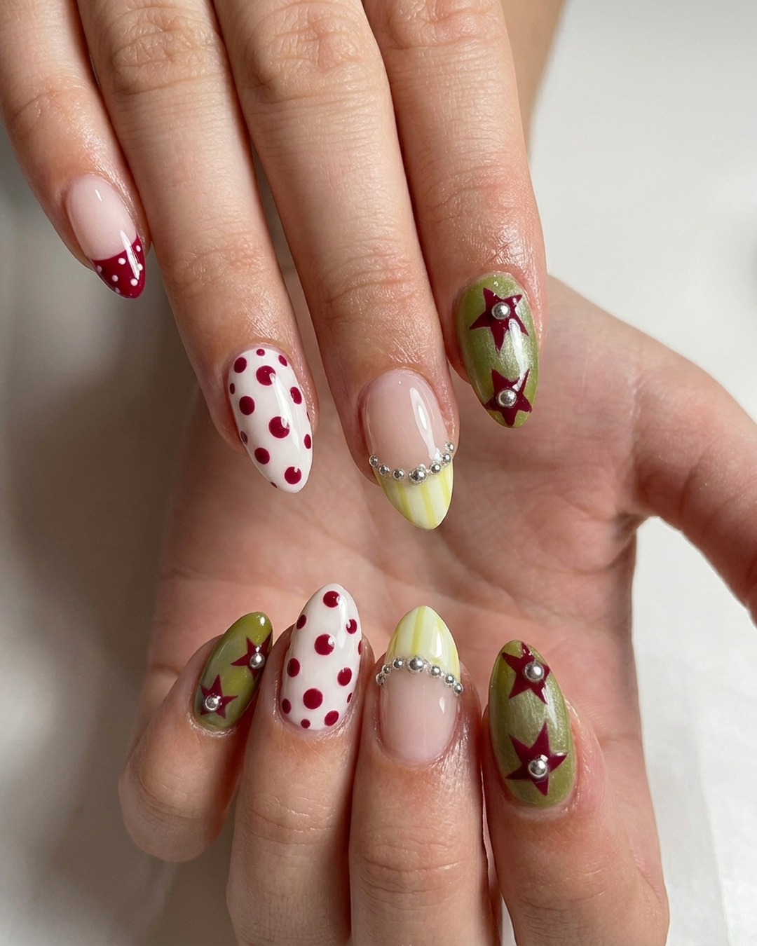 Elegant nail art at Sunview Nails & Spa Calgary
